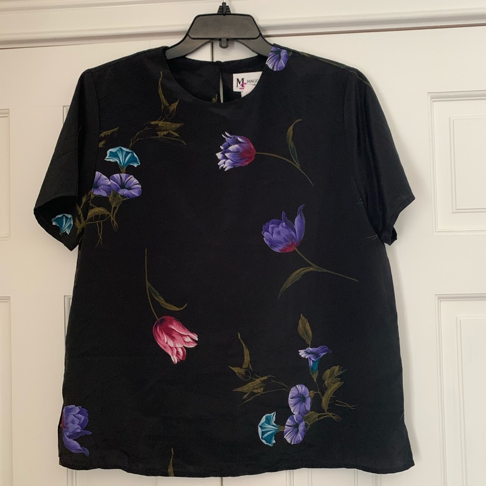 Vintage Floral Blouse Maggie Sweet Size L